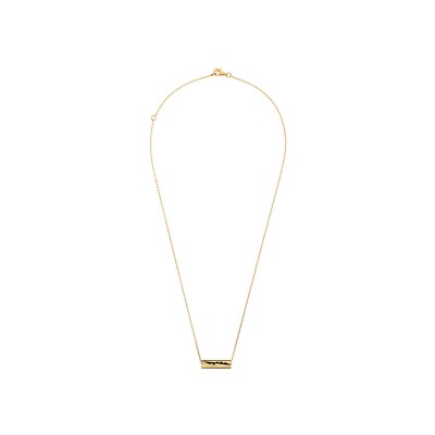 Collier Akillis Capture Amulet en or jaune et diamants