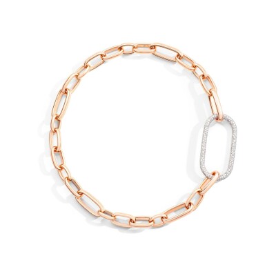 Collier Pomellato Iconica en or rose et diamants