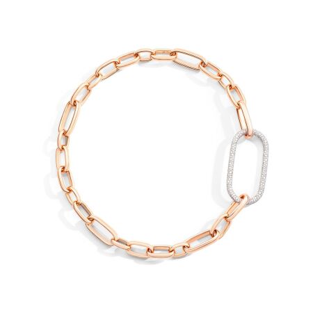 Collier Pomellato Iconica en or rose et diamants