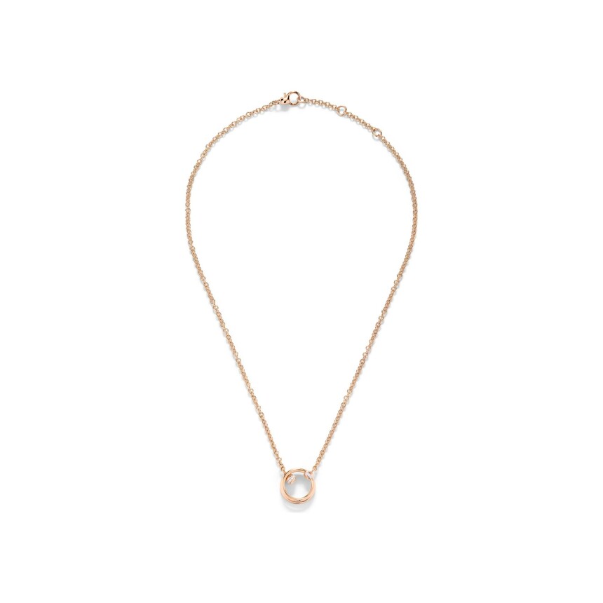 Collier Pomellato Together en or rose et diamants