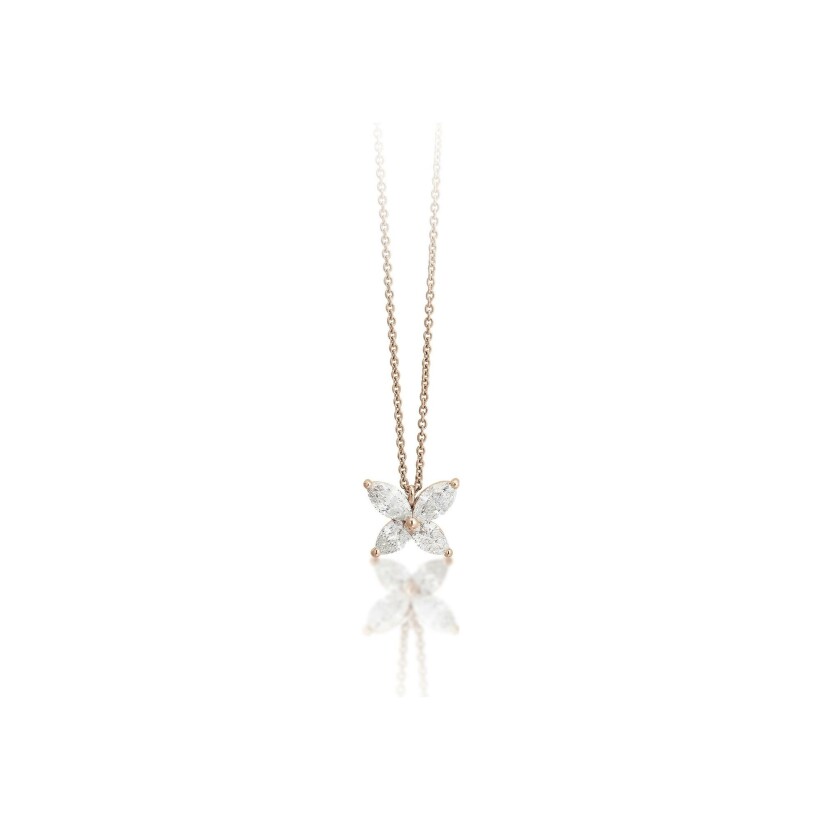 Pendentif B&F My Haute Joaillerie Sélection Fly en or rose et diamants