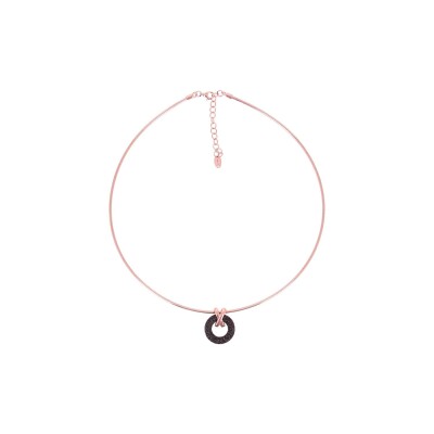 Collier Pesavento en argent doré rose