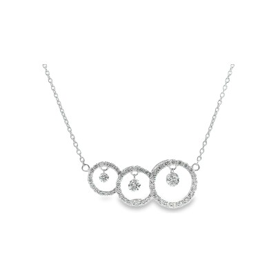 Collier mobile Rozanes en or blanc et diamants