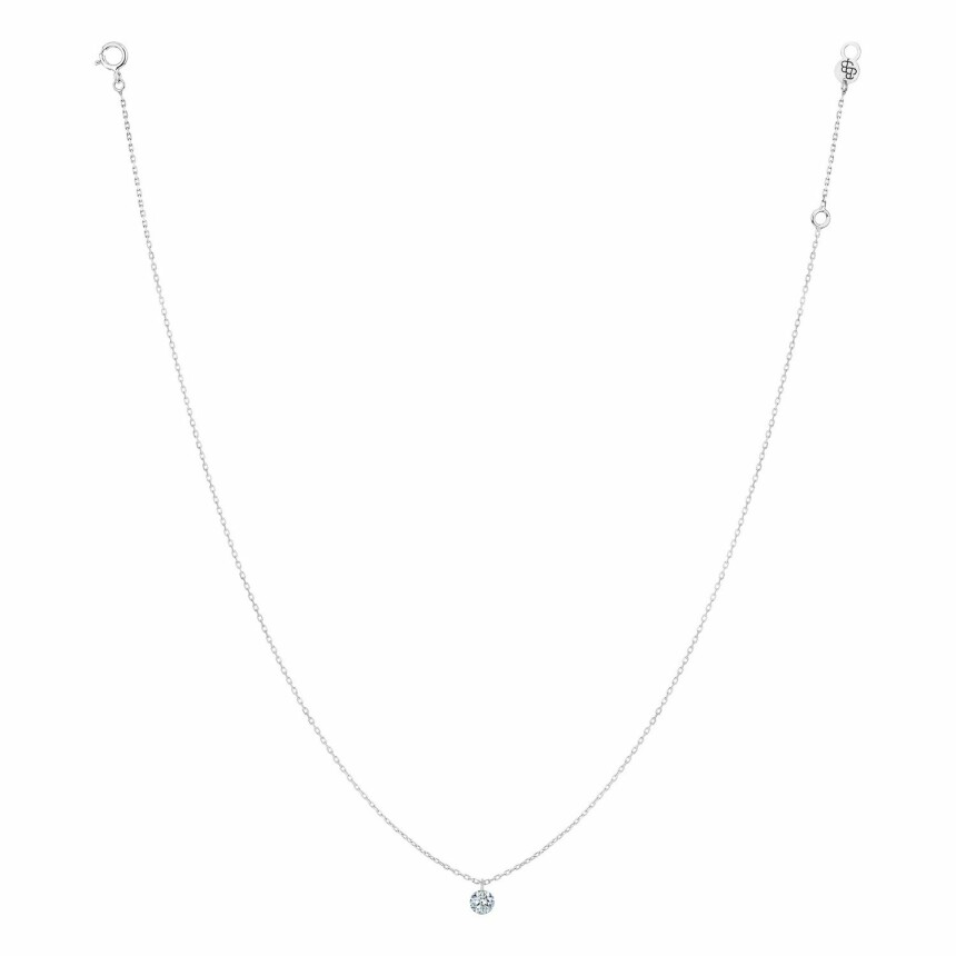 LA BRUNE & LA BLONDE 360° necklace, white gold and 0.70ct diamond