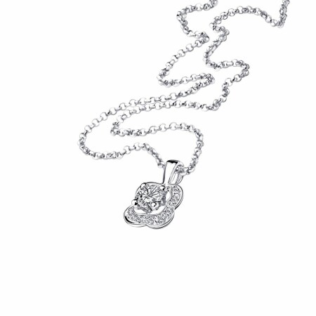 Collier Mauboussin Chance Of Love en or blanc et diamants