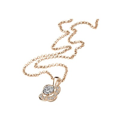 Collier Mauboussin Aimez vous en chance en or rose et diamants