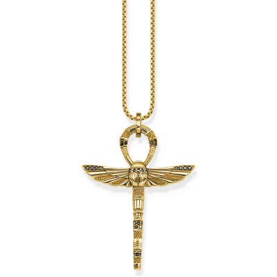 Pendentif Thomas Sabo en argent, plaqué or et oxyde de zirconium