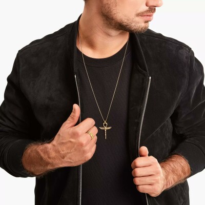Pendentif Thomas Sabo en argent, plaqué or et oxyde de zirconium