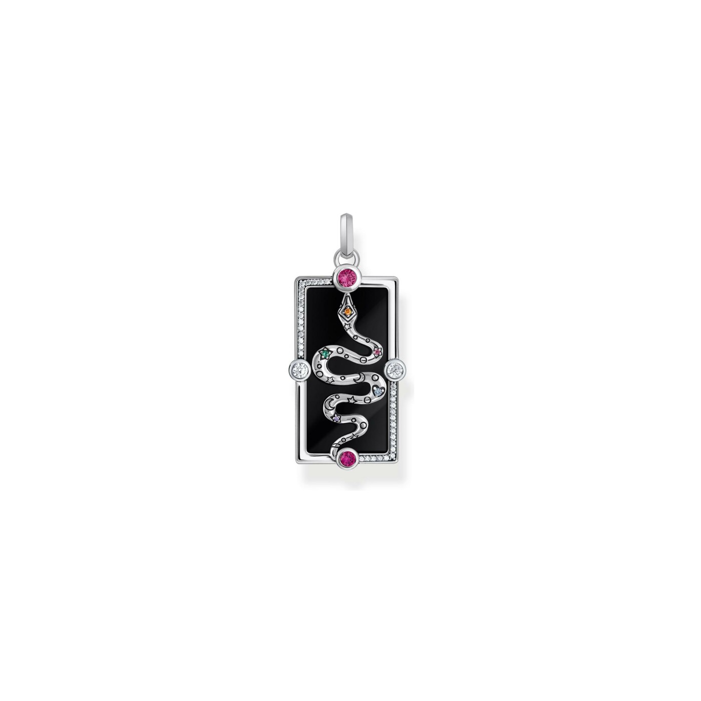 Pendentif Thomas Sabo Glam & Soul en argent, email et oxydes de zirconium