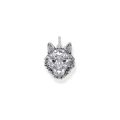 Pendentif Thomas Sabo Rebel at Heart en argent, email, oxydes de zirconium et pierres synthétiques
