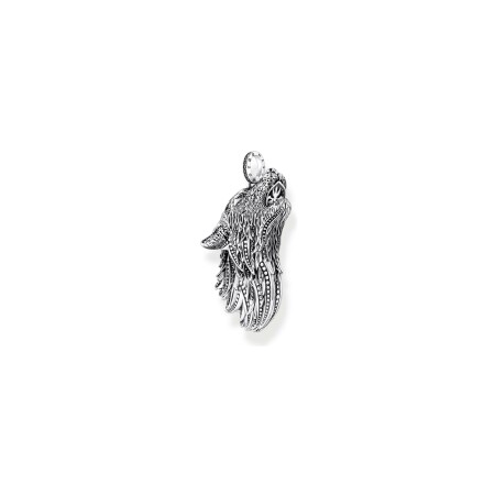 Pendentif Thomas Sabo Rebel at Heart en argent, oxydes de zirconium et pierres synthétiques