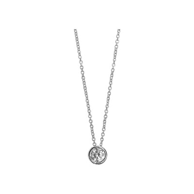 Collier Isabelle Barrier en or blanc et diamants naturels