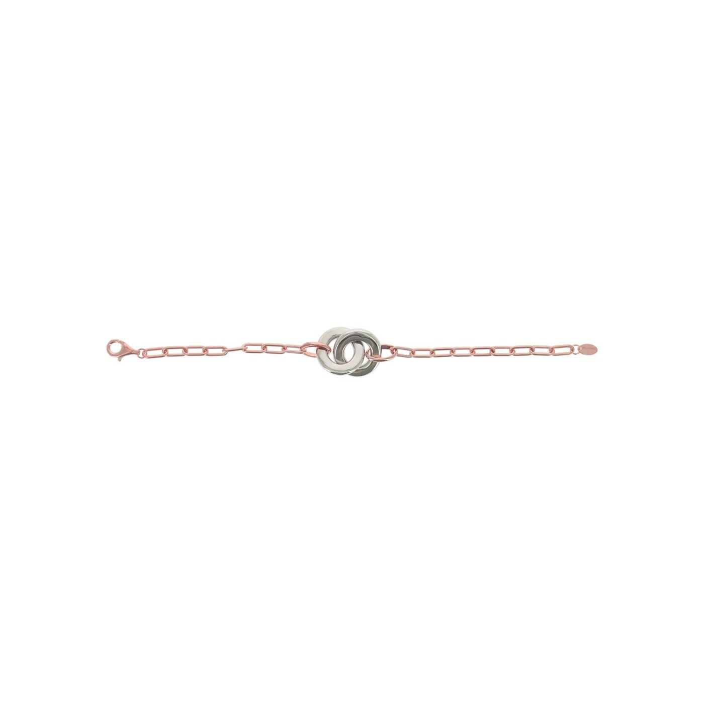 Bracelet Pesavento en argent et argent doré rose