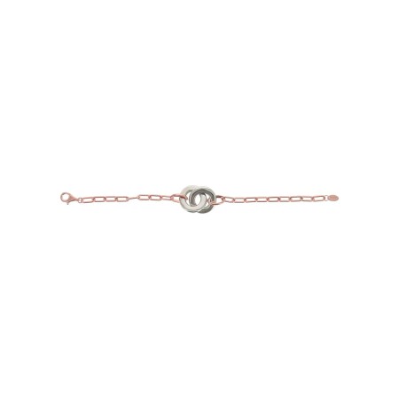 Bracelet Pesavento en argent et argent doré rose