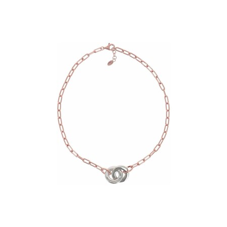 Collier Pesavento en argent doré rose