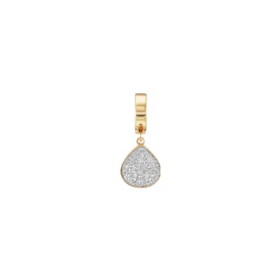 Pendentif Marina B Trisolina en or jaune et diamants