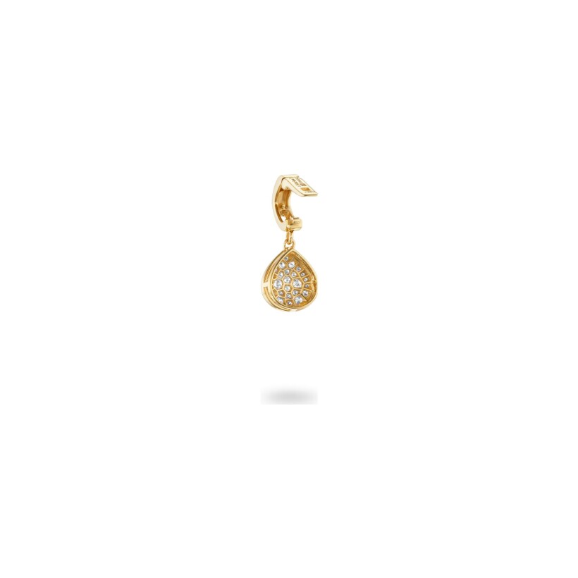 Pendentif Marina B Trisolina en or jaune et diamants