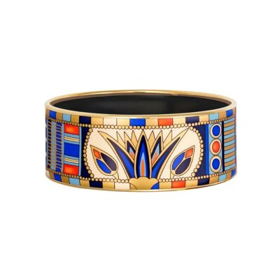 Bracelet Cerclé Donna FREYWILLE Pharaoh Egypt en email et plaqué or