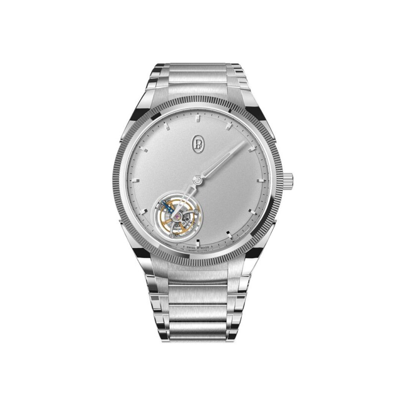 Parmigiani Fleurier Flying Tourbillon Platinum Grey Uhr