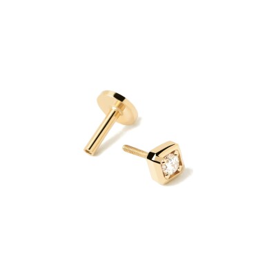 Mono boucle d'oreille PDPaola Fine Essentials en or jaune