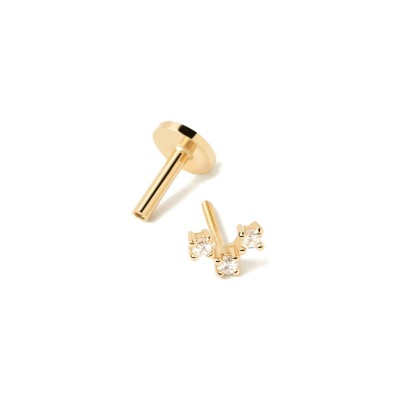 Mono boucle d'oreille PDPaola Fine Essentials en or jaune