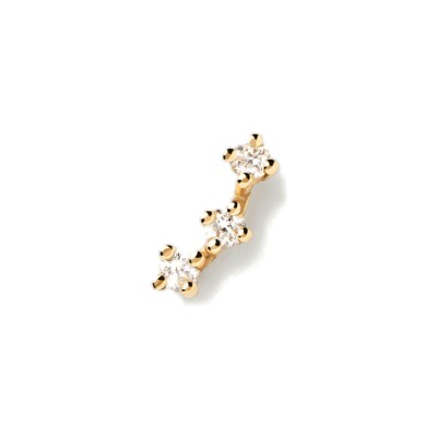 Mono boucle d'oreille PDPaola Fine Essentials en or jaune