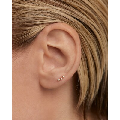Mono boucle d'oreille PDPaola Fine Essentials en or jaune