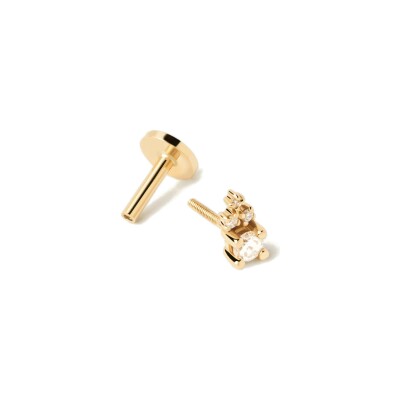 Mono boucle d'oreille PDPaola Fine Essentials en or jaune