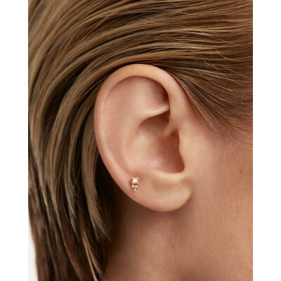 Mono boucle d'oreille PDPaola Fine Essentials en or jaune