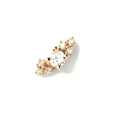 Mono boucle d'oreille PDPaola Fine Essentials en or jaune
