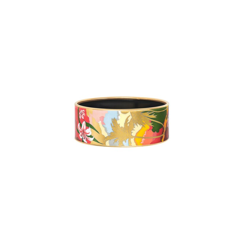 Bracelet FREYWILLE Hommage à Paul Gauguin Polynesia en plaqué or et email