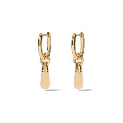 Mono boucle d'oreille PDPaola Icons en laiton et aventurine