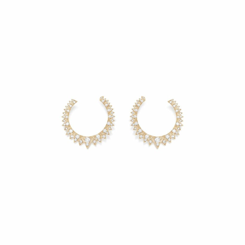 Piaget Possession earrings, rose gold, diamonds