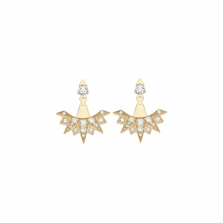 Boucles d'oreilles Piaget Possession en or rose et diamants