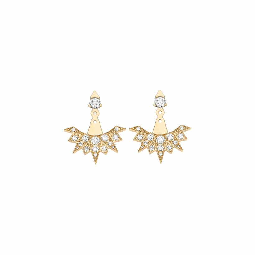 Piaget Possession earrings, rose gold, diamonds