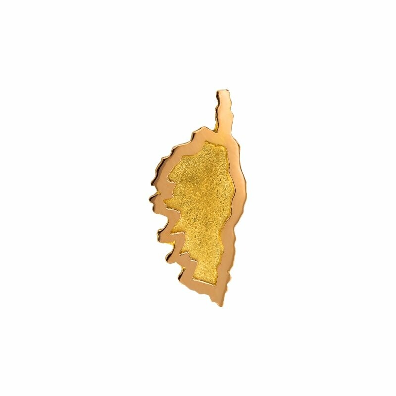 Pendentif Corse en or jaune, 22x10mm