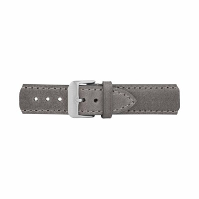 Bracelet de montre Paul Hewitt cuir gris boucle acier