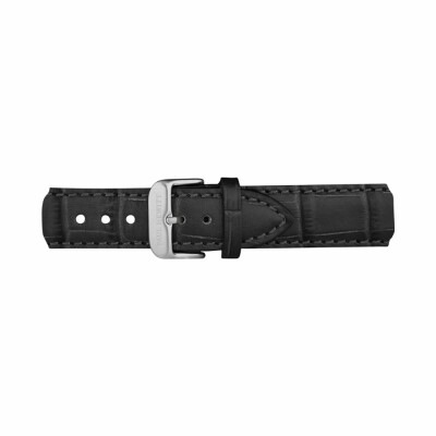 Bracelet de montre Paul Hewitt cuir noir boucle acier