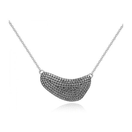 Collier Pianegonda Clipea en argent et oxydes de ziconium