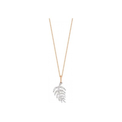 GINETTE NY MAAME SPRING necklace, rose gold and diamonds