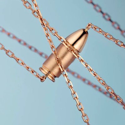 Collier Akillis Mini Bang Bang en or rose