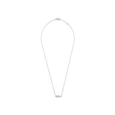 Collier Akillis Mini Bang Bang en or blanc et diamants