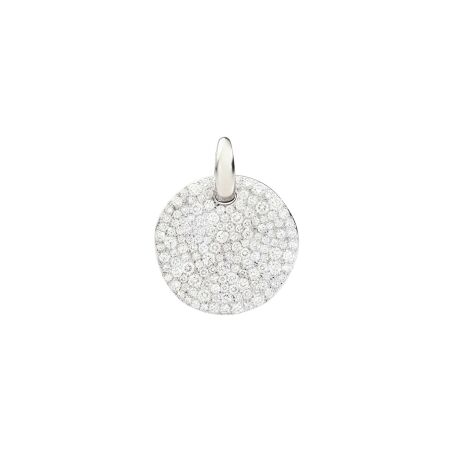 Charms Pomellato Sabbia en or blanc et diamants