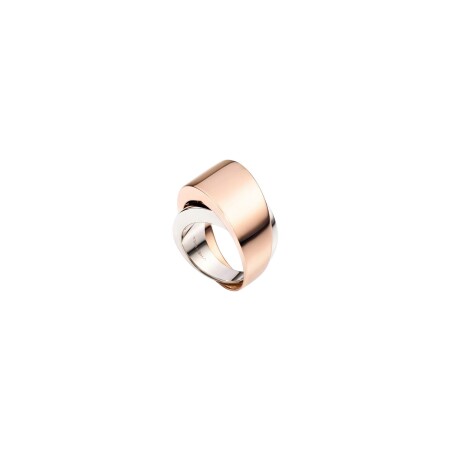 Bague Vhernier Tourbillon en or rose et or blanc