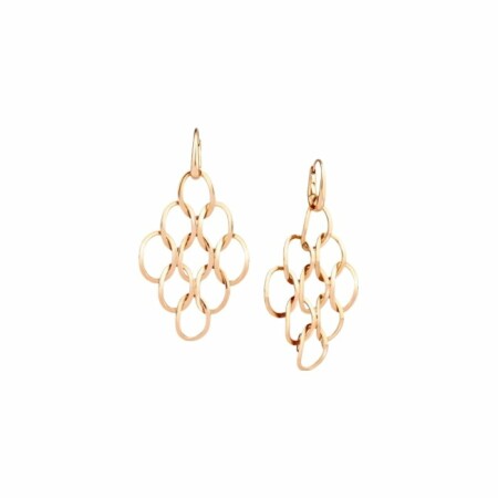 Boucles d'oreilles Pomellato Brera chandelier en or rose