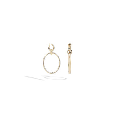 Boucles d'oreilles Pomellato Iconica en or rose