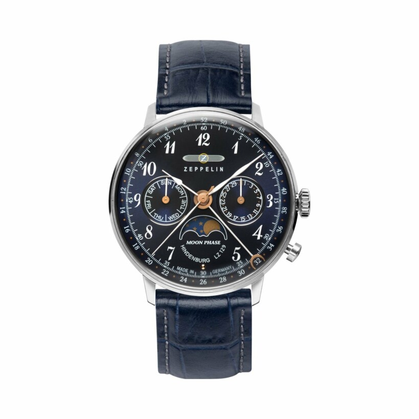 Montre Zeppelin LZ 129 Hindenburg Moonphase 7037-3