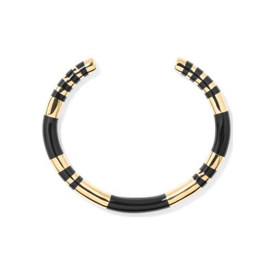 Bracelet Aurélie Bidermann Positano en métal doré et résine