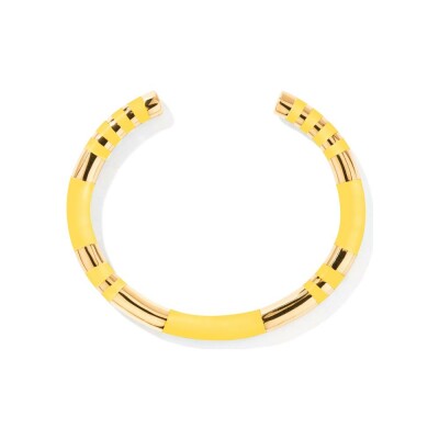 Bracelet Aurélie Bidermann Positano en métal doré et résine