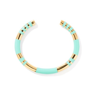 Bracelet Aurélie Bidermann Positano en métal doré et résine